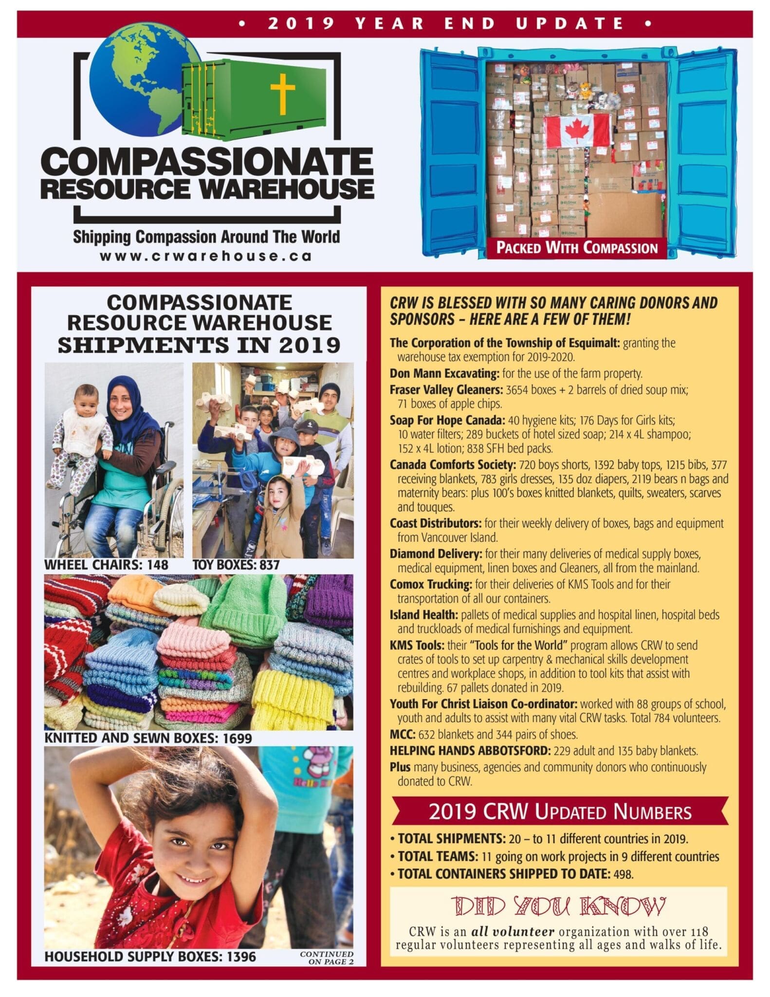 CRW 2019 Year End Update - Rick's Heart Foundation