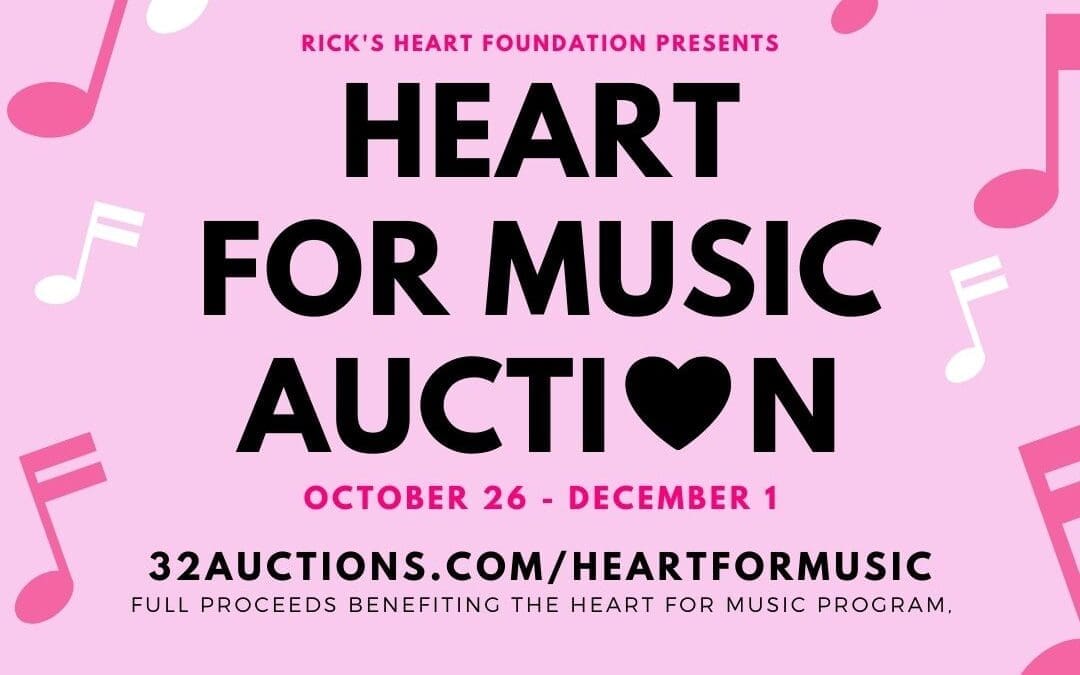 The Heart for Music Auction has launched!